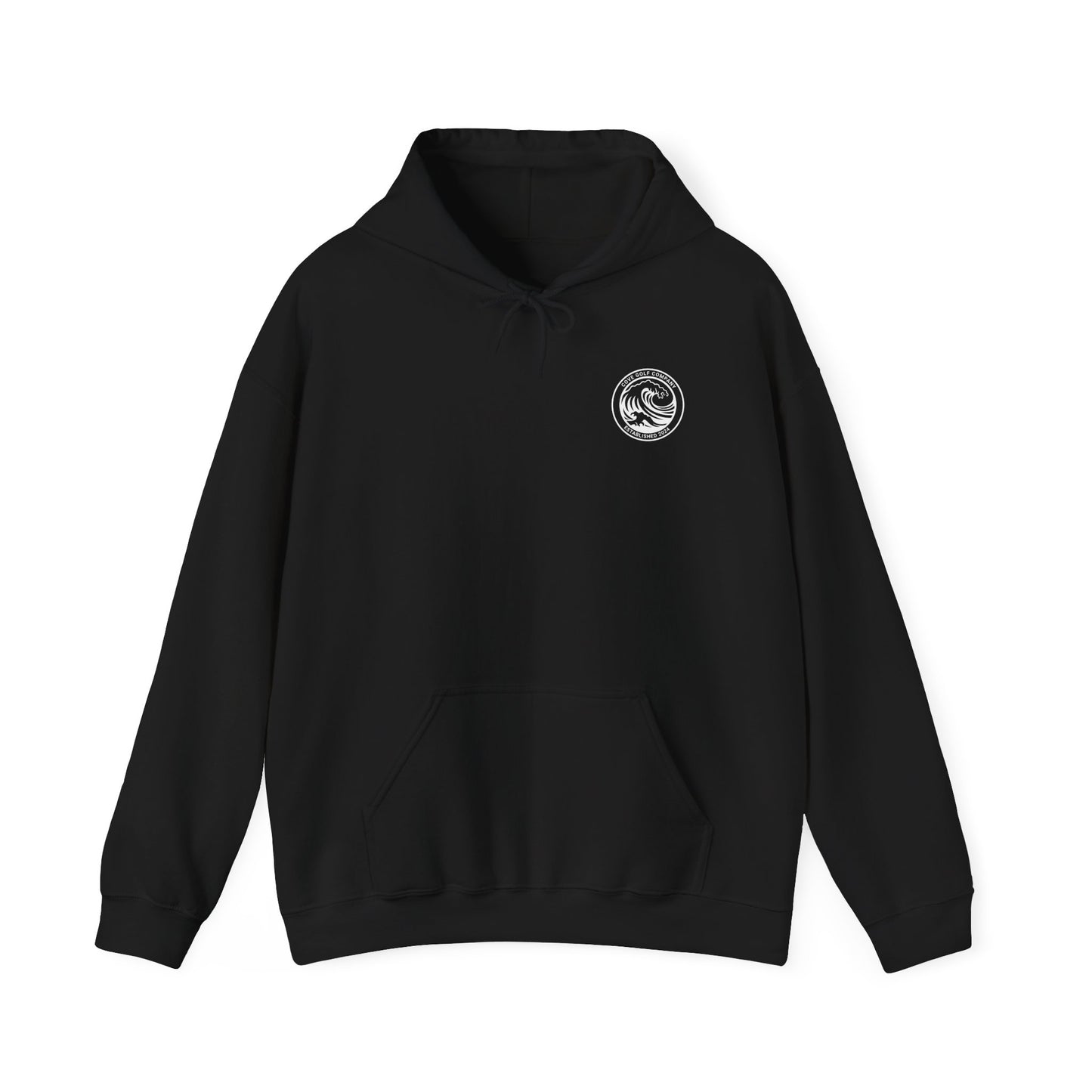 Gone Fishing Hoodie - Black