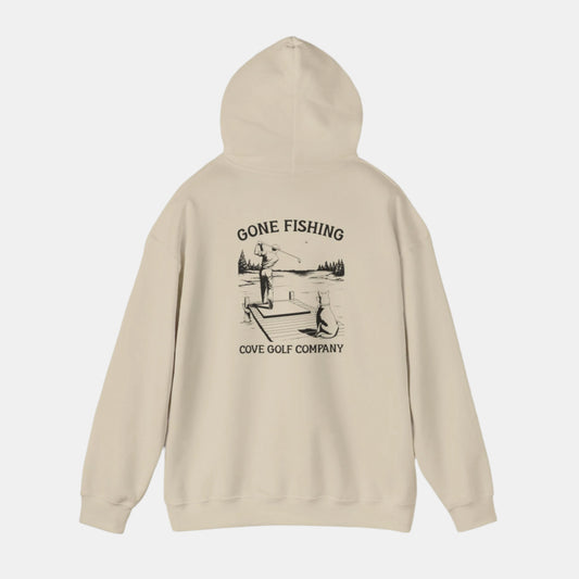 Gone Fishing Hoodie - Tan