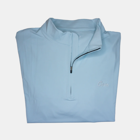 Performance Quarterzip - Light Blue